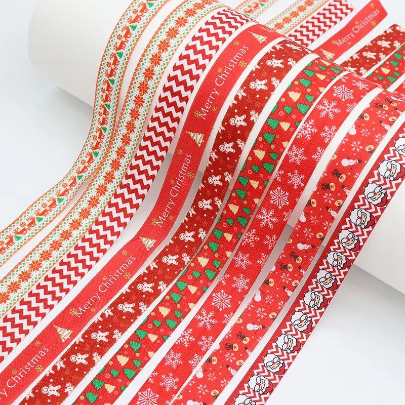 Elastic ribbon wholesale — woven stretch ribbon with rubber core for garment and packaging
