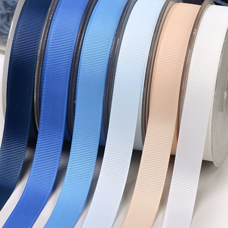 Wholesale grosgrain ribbon: ribbed woven texture, custom color and width