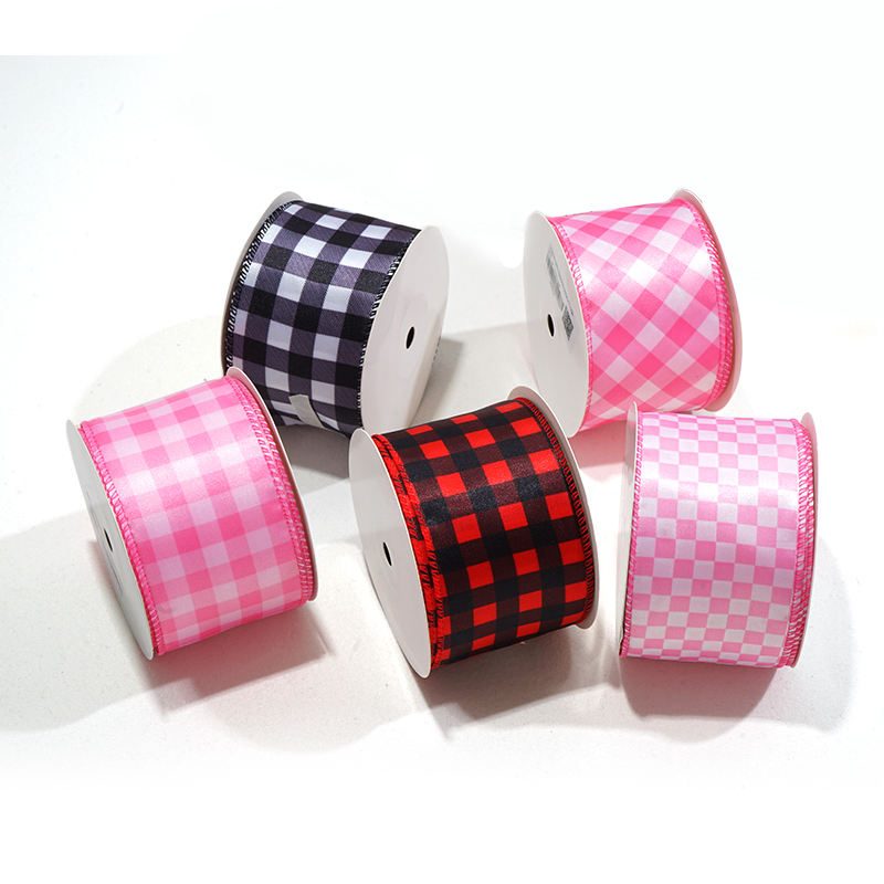 Wired satin ribbon wholesale — shape-retaining copper-edge satin ribbon